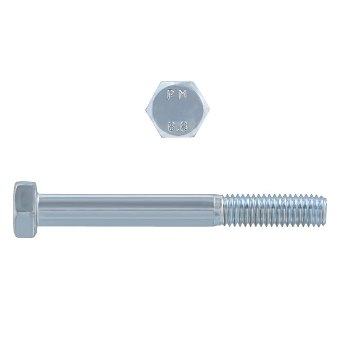 H. Paulin (680) 024-057 Paulin M8-1.25 x 70mm Metric Hex Head Cap Screws CL 8.8 Coarse Zinc DIN931 PT 3 Pcs