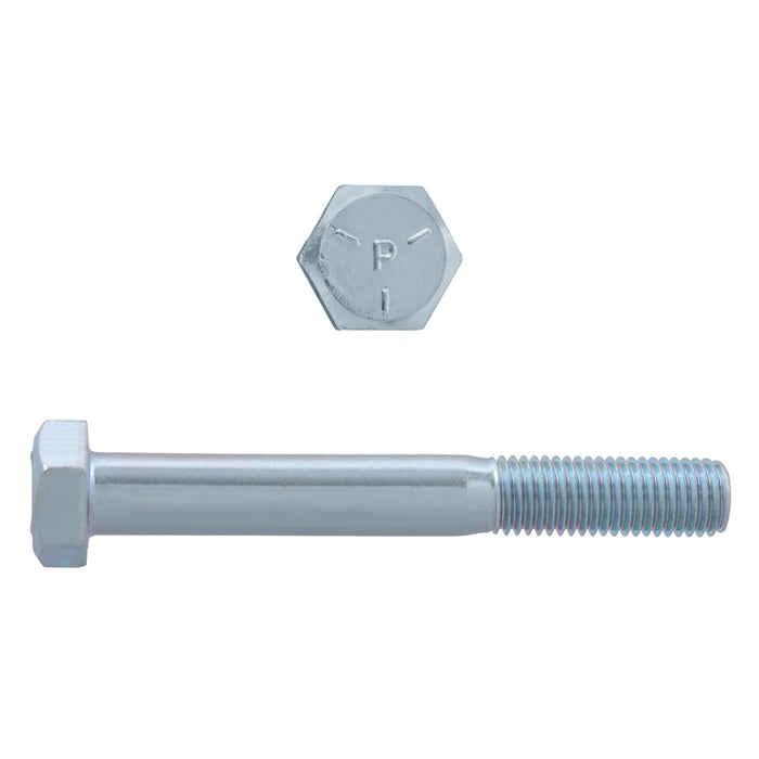 H. Paulin 023-124 Paulin 5/16"-24 x 2-1/2" Hex Head Cap Screws Grade 5 UNF Zinc PT 6 Pcs
