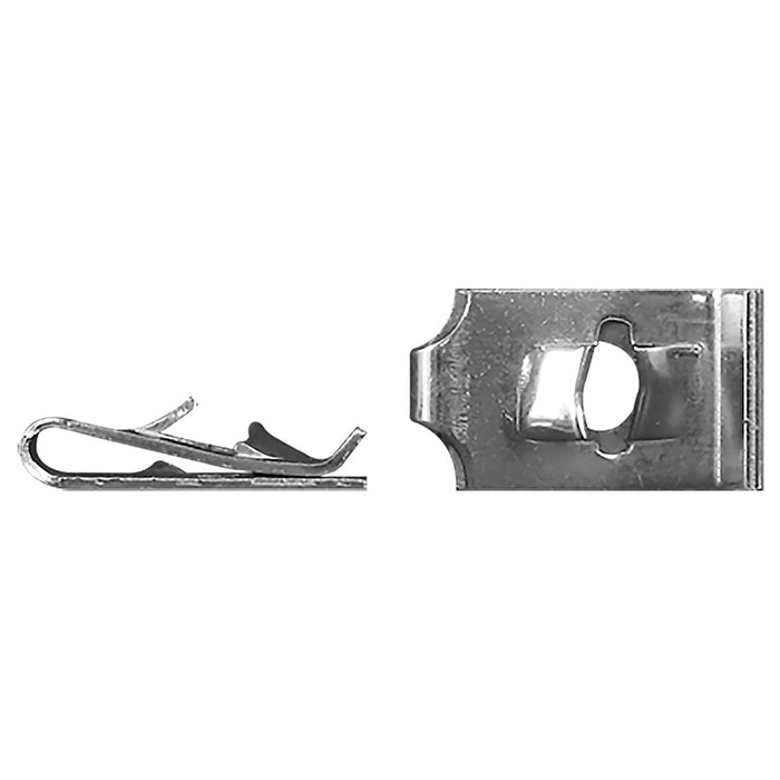 H. Paulin 910-1482 Papco No.8 Speed Nuts Steel Bare Metal 4Pcs