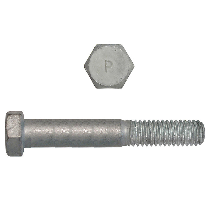 H. Paulin (680) 850-500 Paulin 3/8"-16 x 3" Hex Head Cap Screws Grade 2 UNC Galvanized PT 100 Pcs