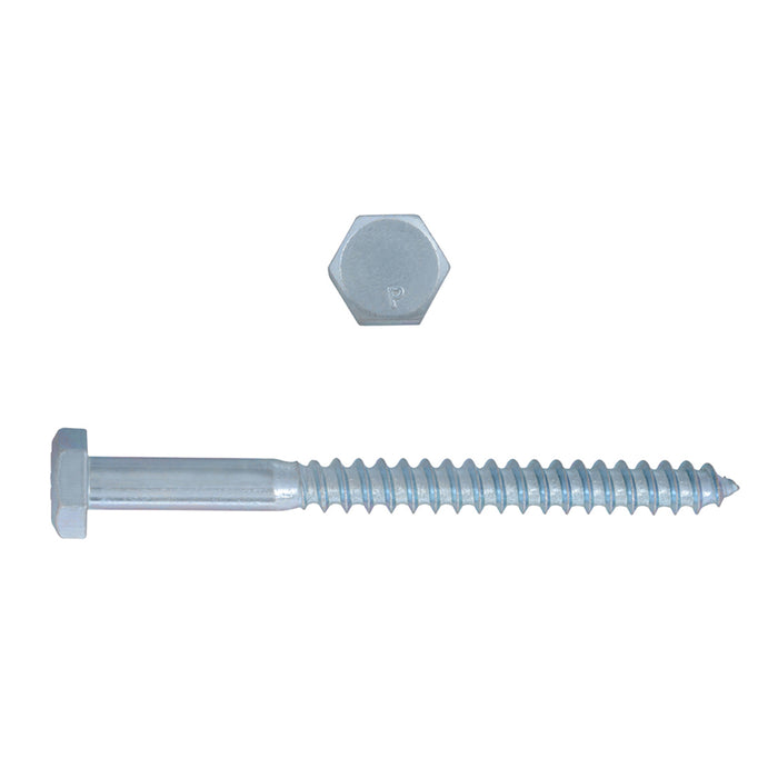 H. Paulin (680) B135-320 Paulin 1/4" x 3" Hex Lag Bolts Steel Zinc 700 pcs