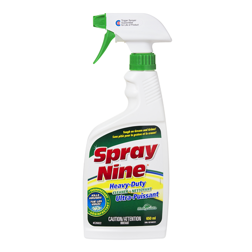 Permatex C26822 SPRAY NINE HEAVY-DUTY CLEANER/DISINFECTANT 650ML BOTTLE