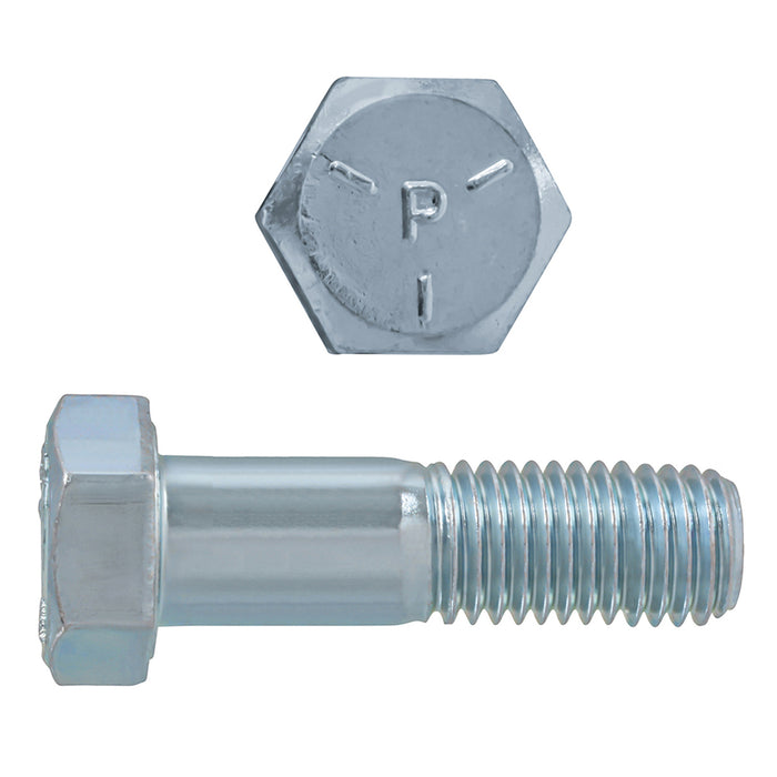 H. Paulin (680) 075-811 Paulin 1"-8 x 4" Hex Head Cap Screws Grade 5 UNC Zinc PT 10 Pcs