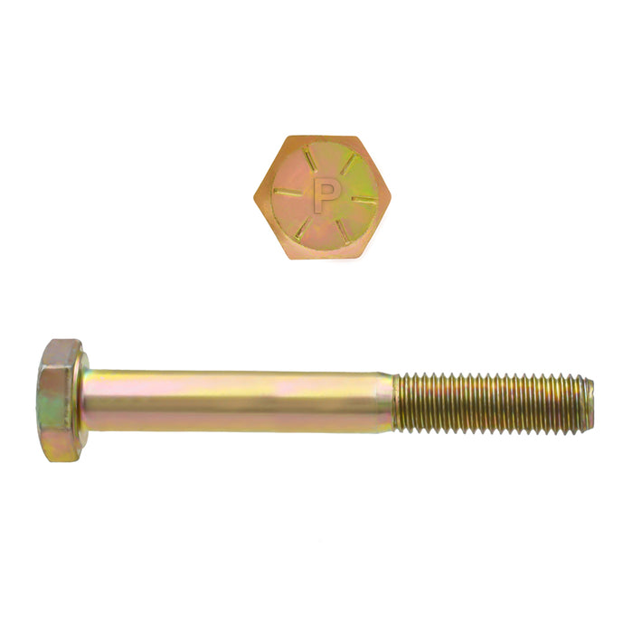 H. Paulin (680) 080-455 Paulin 5/16"-24 x 3" Hex Head Cap Screws Grade 8 UNF Zinc-Yellow PT 100 Pcs