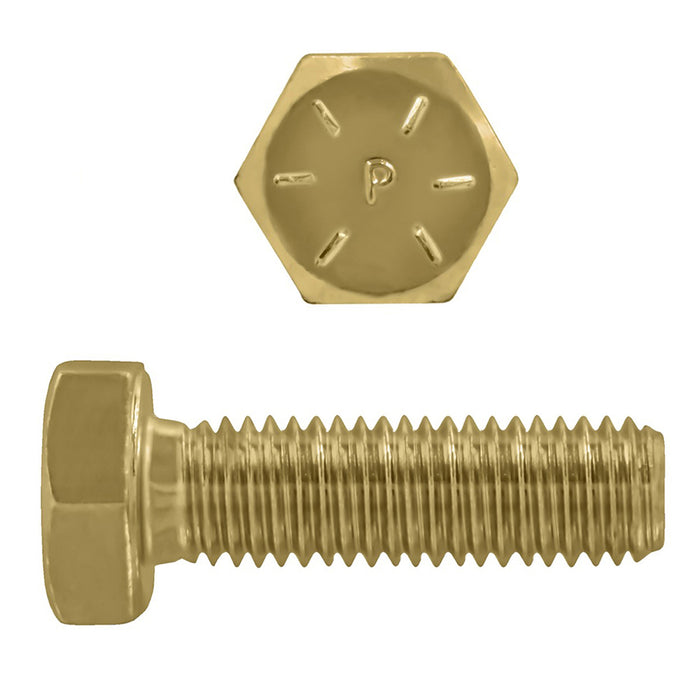 H. Paulin B079-444 Paulin 5/16"-18 x 1" Hex Head Cap Screws Grade 8 UNC Bare Metal FT 1400 Pcs