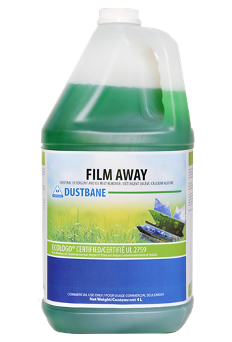 Dustbane 51440 Film Away Neutral Detergent & Ice Melt Remover, 4L
