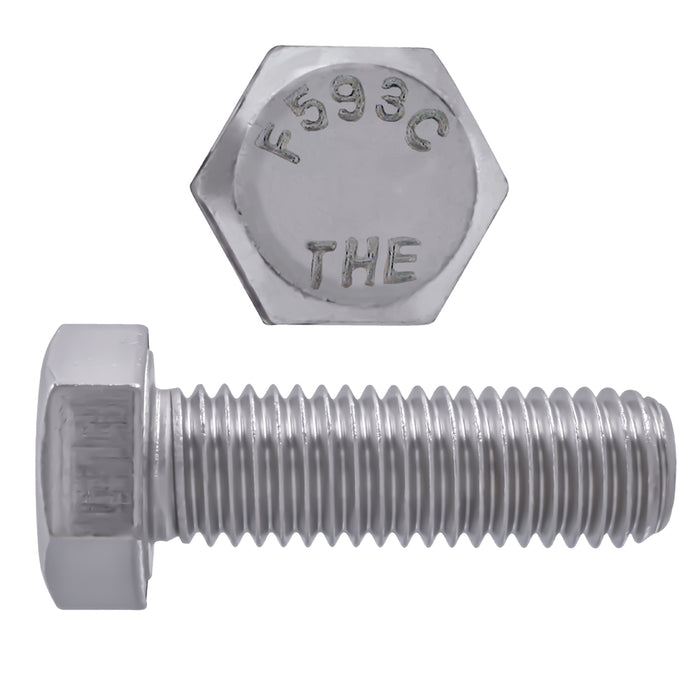 H. Paulin 5000-675 Paulin 5/8"-11 x 2" Hex Head Cap Screws 18.8 Stainless UNC FT 20 Pcs