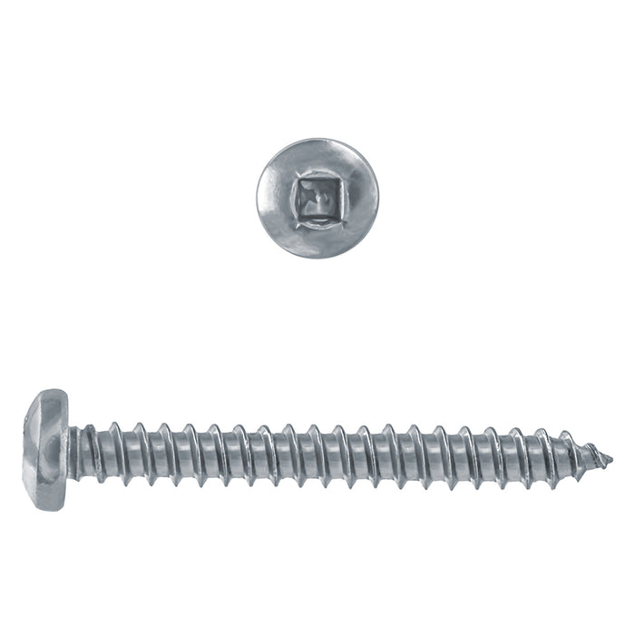 H. Paulin 5163-137 Papco No.8 x 1/2" Pan Tapping Screws 18.8 Stainless 100Pcs