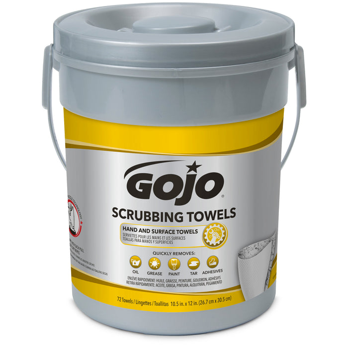Gojo 6396-06 SCRUB WIPES 72 CT