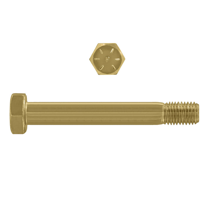 H. Paulin (680) 079-692 Paulin 5/8"-11 x 8" Hex Head Cap Screws Grade 8 UNC Zinc-Yellow PT 25 Pcs