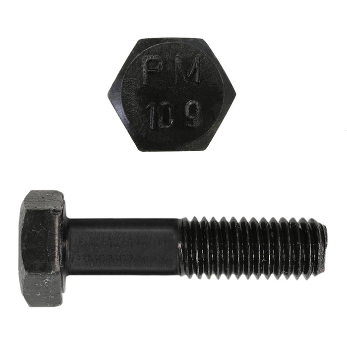 H. Paulin (680) 612-276 Paulin M6-1.00 x 30mm Metric Hex Head Cap Screws CL 10.9 Coarse Bare Metal DIN931 PT 100 Pcs