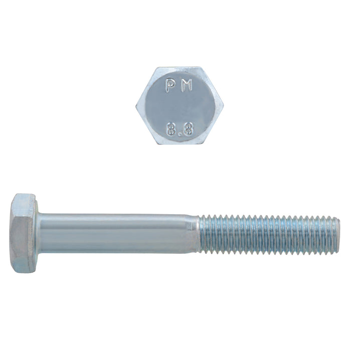 H. Paulin (680) 608-279 Paulin M6-1.00 x 45mm Metric Hex Head Cap Screws CL 8.8 Coarse Zinc DIN931 PT 100 Pcs