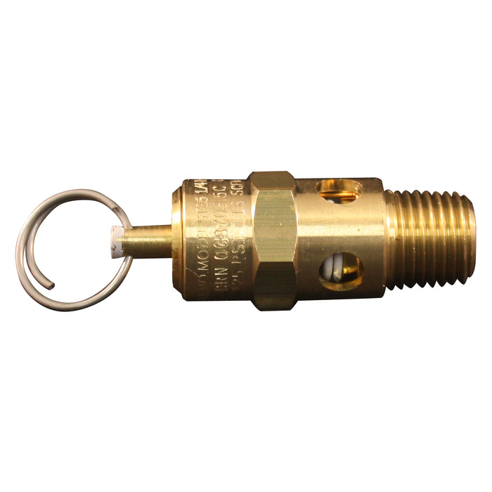 Milton (625) S-1090-125 Milton S-1090-125 1/4" MNPT ASME Safety Valve - 125 PSI Pop off Pressure