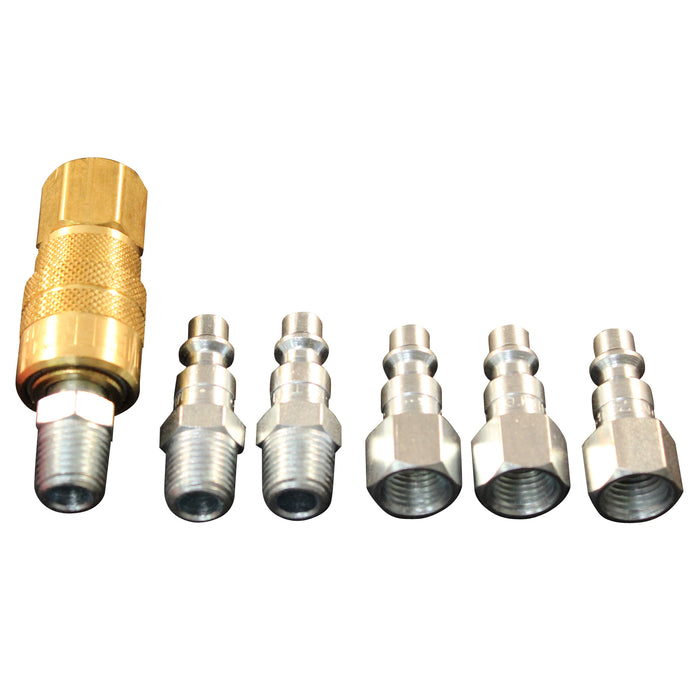 Milton (625) S-212 Milton (S-212) 1/4" NPT M-Style Coupler and Plug Kit, (7-Piece)