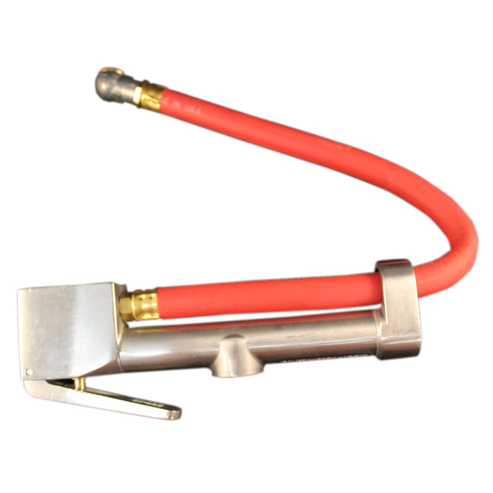 Milton s-505 Milton (S-505) Single Head Air Chuck Tire Inflator Gauge - 15" Hose