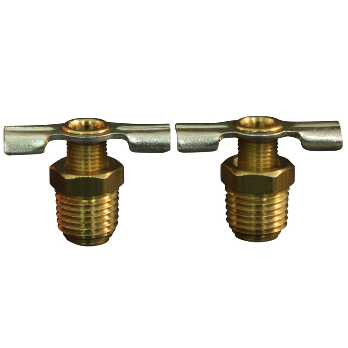 Milton (625) S-614-4 Milton (S-614-4) 1/4" NPT Brass Compressor Tank Drain Cock