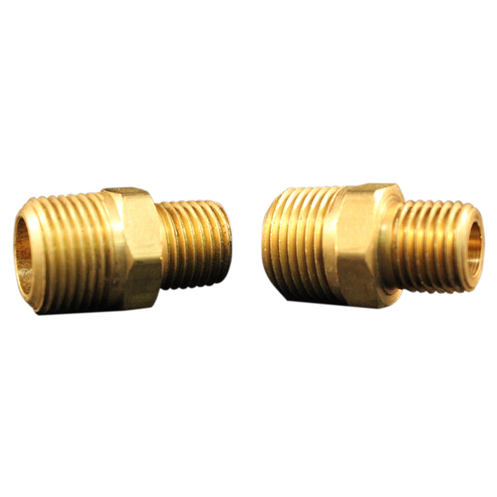 Milton s-646-1 Milton S-646-1 3/8" MNPT x 1/4" MNPT Hex Nipple Hose Fitting