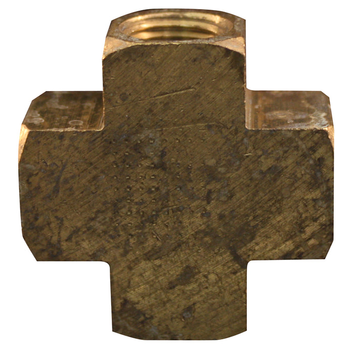 Milton (625) S-656 Milton S-656 1/4" FNPT Brass Cross Hose Fitting