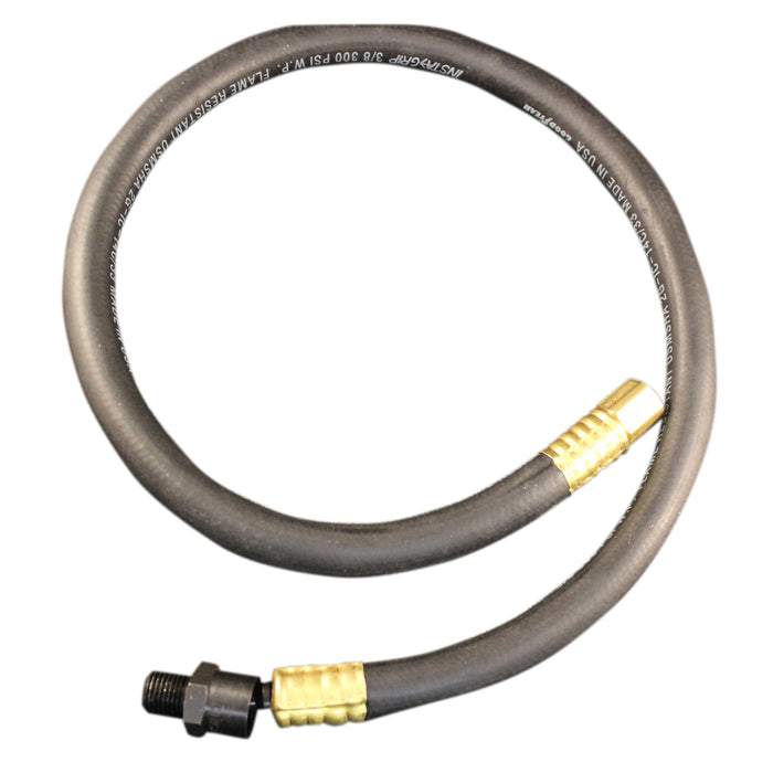 Milton s-680-2 Milton (S-680-2) 30-Inch 3/8" ID x 1/4" NPT Snubber Air Hose - Full 360 Swivel