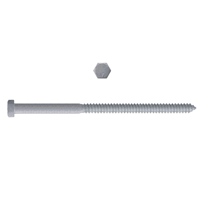 H. Paulin (680) 854-464 Paulin 5/16" x 6" Hex Lag Bolts Steel Galvanized 100 pcs