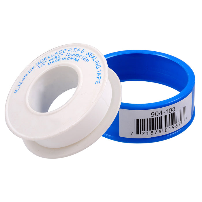 H. Paulin (680) 904-108 Dominion 1/2"x480" Teflon Tape Thread Sealant White