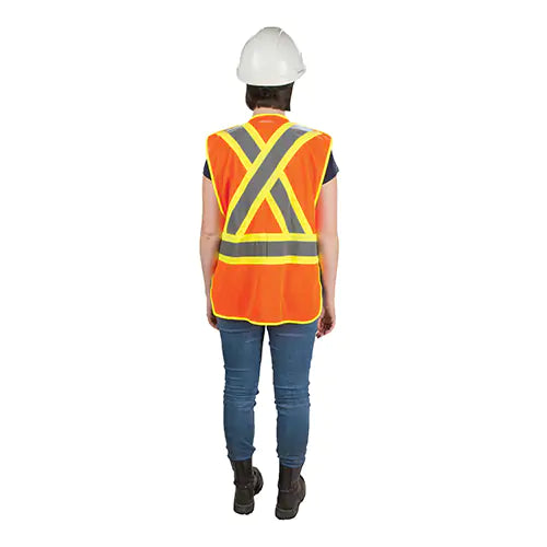 CSA Compliant High Visibility Surveyor Vest Material - SEF104