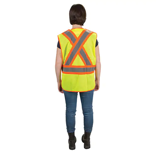 CSA Compliant High Visibility Surveyor Vest Material - SEK233