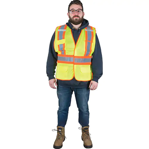 Flame-Resistant Surveyor Vest Material - SGF140