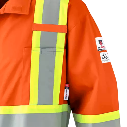 7702 FR Hi-Vis Safety Coveralls Colour - V2540350-48