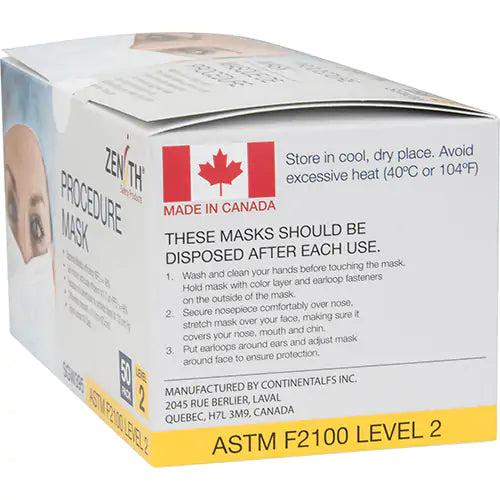 Disposable Procedure Face Masks, ASTM F2100 Level 2 - SGW395