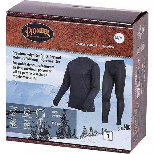 D2200A Premium Quick-Dry & Moisture-Wicking Underwear Set Colour - V3100271-L