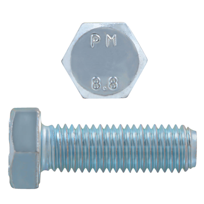H. Paulin (680) 608-440 Paulin M14-2.00 x 40mm Metric Hex Head Cap Screws CL 8.8 Coarse Zinc DIN933 FT 25 Pcs
