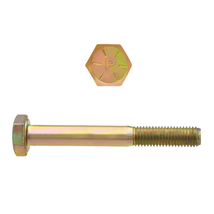 H. Paulin (680) 080-453 Paulin 5/16"-24 x 2-1/2" Hex Head Cap Screws Grade 8 UNF Zinc-Yellow PT 100 Pcs