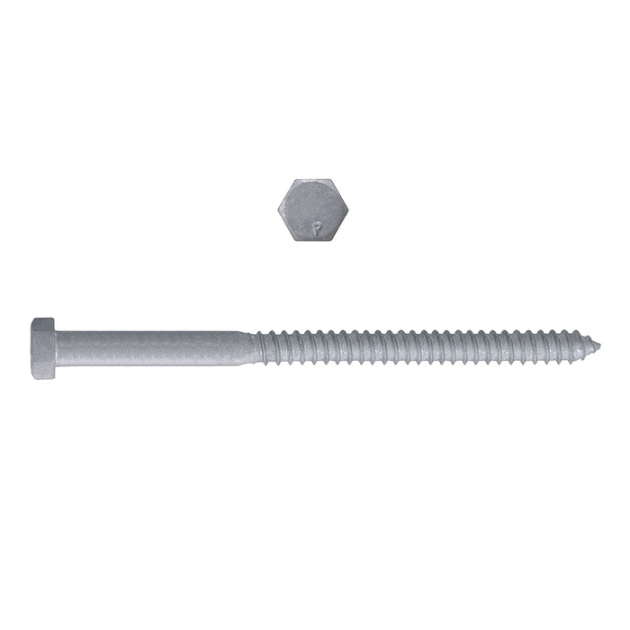 H. Paulin B854-324 Paulin 1/4" x 4" Hex Lag Bolts Steel Galvanized 450 pcs