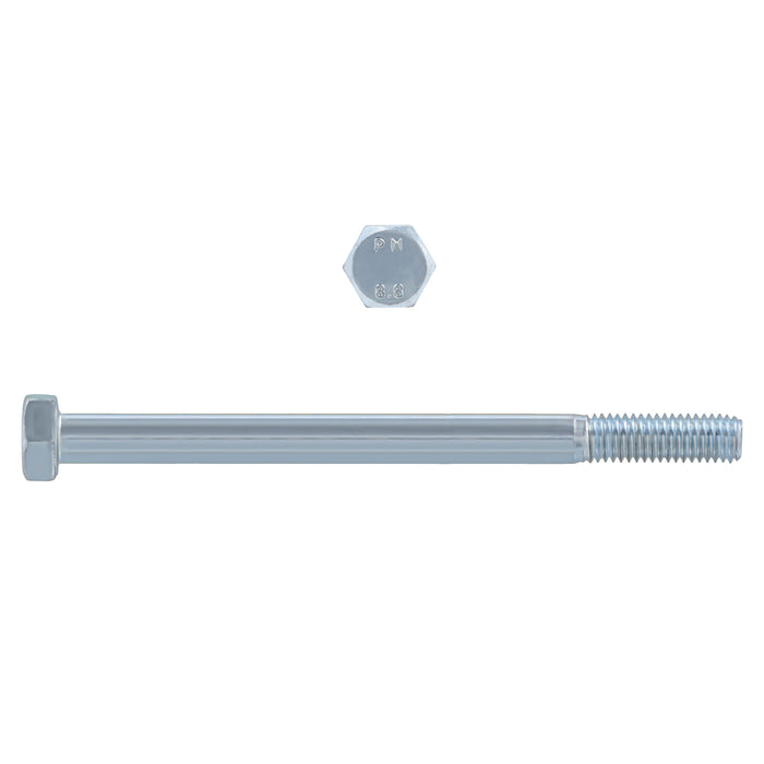H. Paulin (680) 608-332 Paulin M8-1.25 x 100mm Metric Hex Head Cap Screws CL 8.8 Coarse Zinc DIN931 PT 100 Pcs