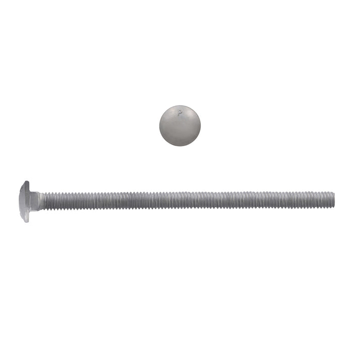 H. Paulin (680) 852-326 Paulin 1/4"-20 x 5" Carriage Bolts Galvanized Grade 2 UNC FT 100 Pcs
