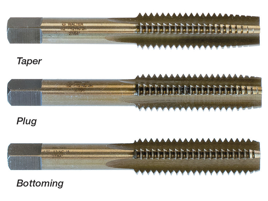 Walter 03B096 9/16"-18NF BOTT SST+ HSS Hand Taps