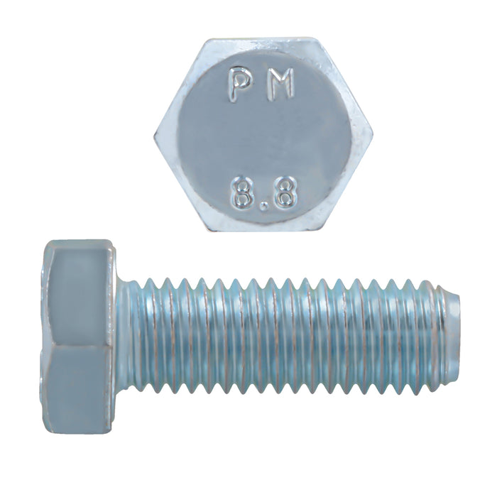 H. Paulin (680) 608-415 Paulin M12-1.75 x 35mm Metric Hex Head Cap Screws CL 8.8 Coarse Zinc DIN933 FT 50 Pcs