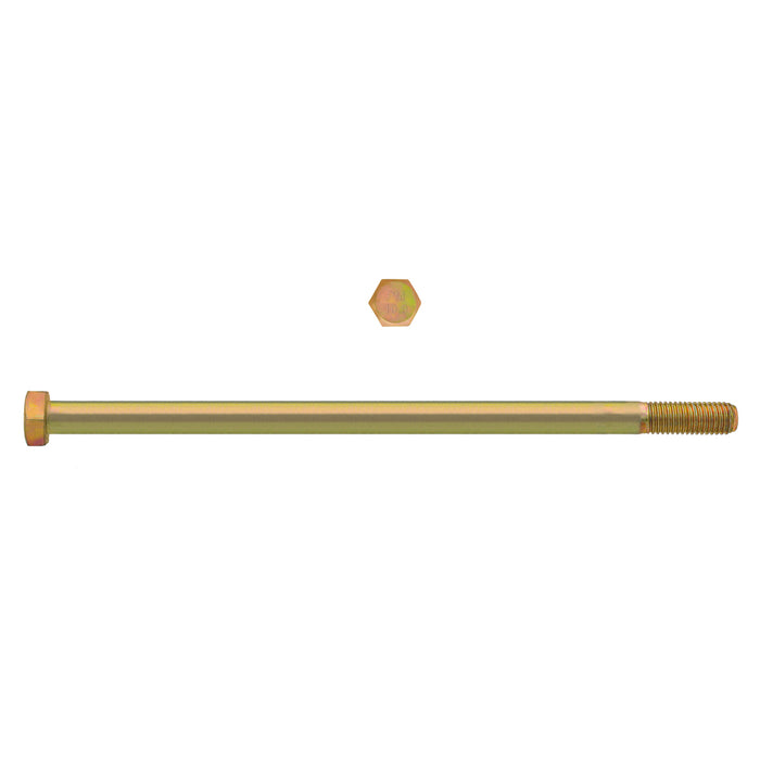 H. Paulin (680) 613-387 Paulin M10-1.50 x 150mm Metric Hex Head Cap Screws CL 10.9 Coarse Zinc-Yellow DIN931 PT 25 Pcs