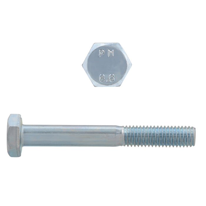 H. Paulin (680) 608-280 Paulin M6-1.00 x 50mm Metric Hex Head Cap Screws CL 8.8 Coarse Zinc DIN931 PT 100 Pcs