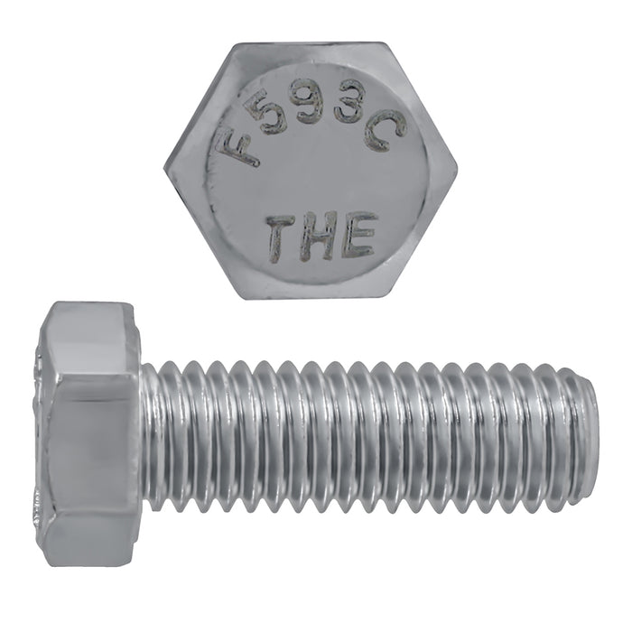 H. Paulin (680) 5000-583 Paulin 1/2"-13 x 1-1/2" Hex Head Cap Screws 18.8 Stainless UNC FT 25 Pcs
