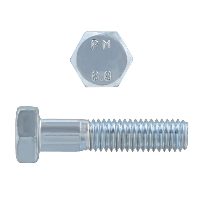 H. Paulin (680) 009-232 Paulin M8-1.25 x 35mm Metric Hex Head Cap Screws CL 8.8 Coarse Zinc DIN931 PT 6 Pcs