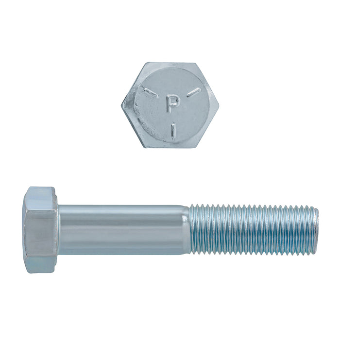 H. Paulin 075-446 Paulin 5/16"-18 x 1-1/4" Hex Head Cap Screws Grade 5 UNC Zinc FT 100 Pcs