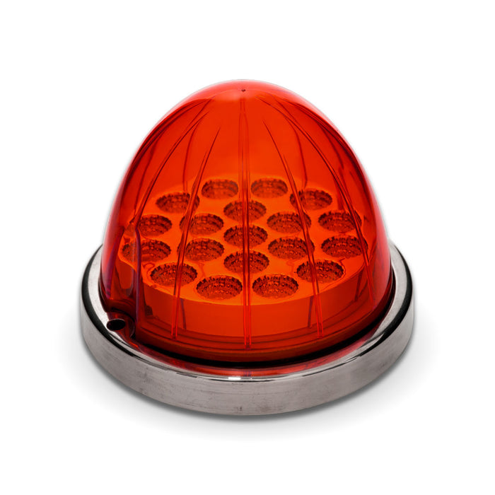 Trux Accessories (737) TLED-WR Red Watermelon LED with Reflector Cup & Lock Ring (19 Diodes)