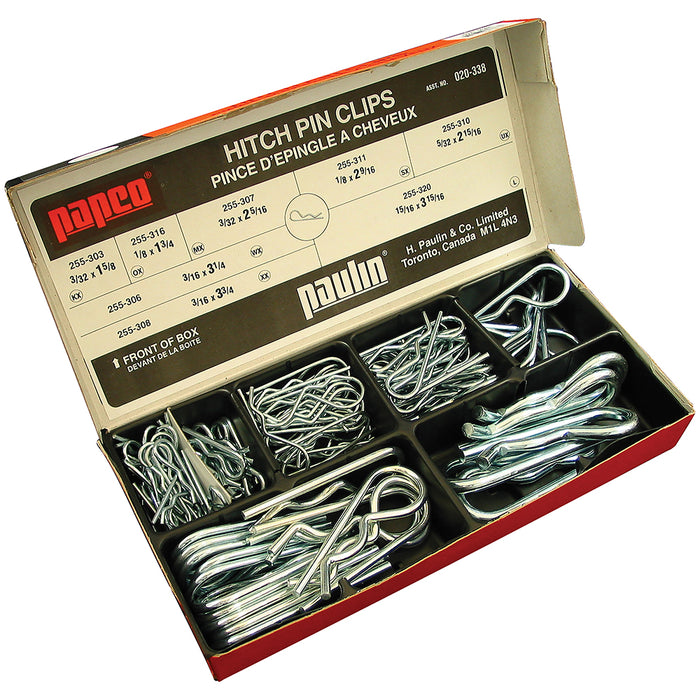 H. Paulin (680) 020-338 Paulin Utility Hitch Pin Assortment 1Pcs