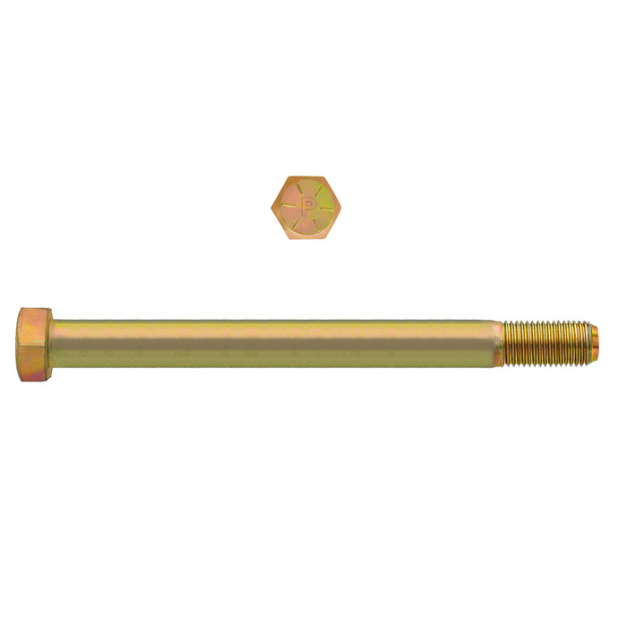 H. Paulin (680) B080-692 Paulin 5/8"-18 x 8" Hex Head Cap Screws Grade 8 UNF Zinc-Yellow PT 50 Pcs