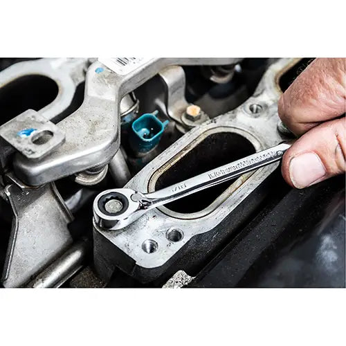 72-Tooth 12 Point Reversible Ratcheting SAE Wrench Set Type - 9509N