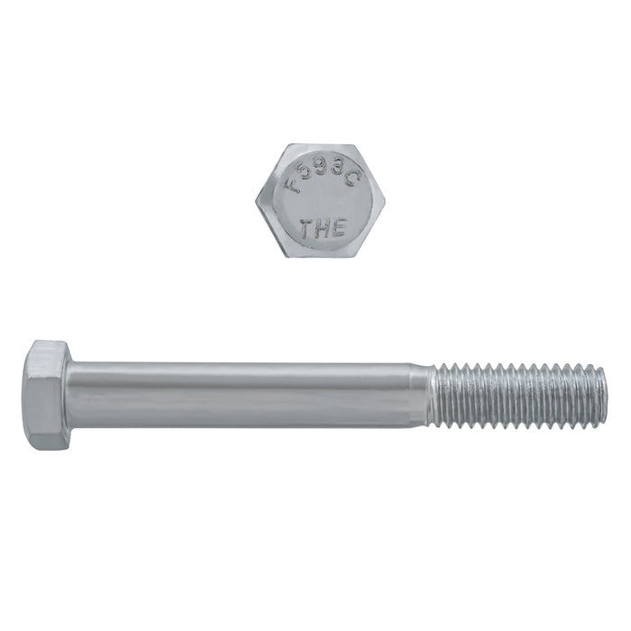 H. Paulin (680) 009-096 Paulin 3/8"-16 x 3" Hex Head Cap Screws 18.8 Stainless UNC PT 2 Pcs