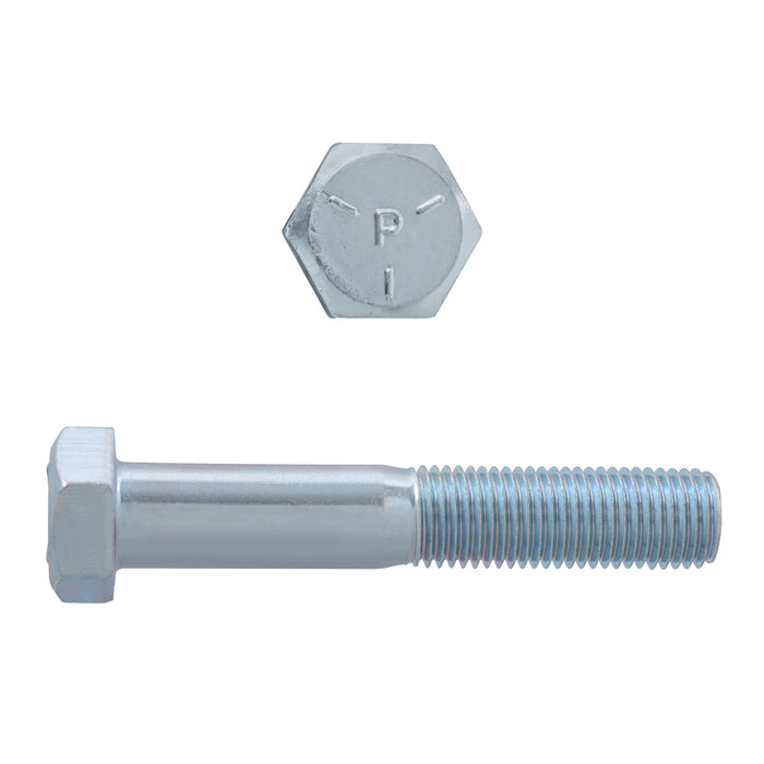 H. Paulin 023-135 Paulin 3/8"-24 x 2" Hex Head Cap Screws Grade 5 UNF Zinc PT 5 Pcs