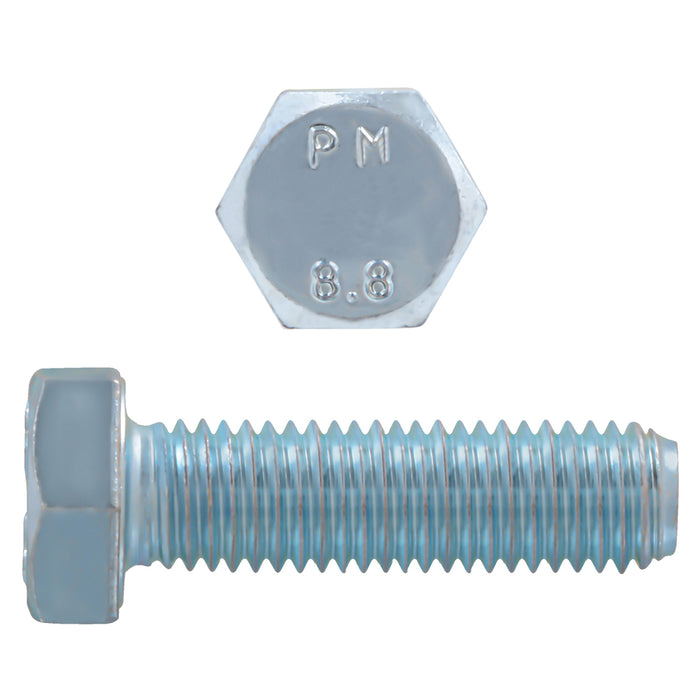 H. Paulin 608-441 Paulin M14-2.00 x 45mm Metric Hex Head Cap Screws CL 8.8 Coarse Zinc DIN933 FT 25 Pcs